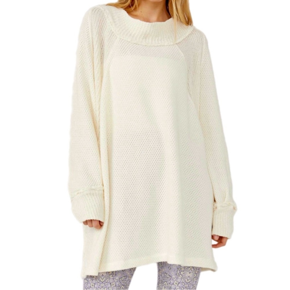 Free People She’s a Keeper Oversized Tunic Sweater